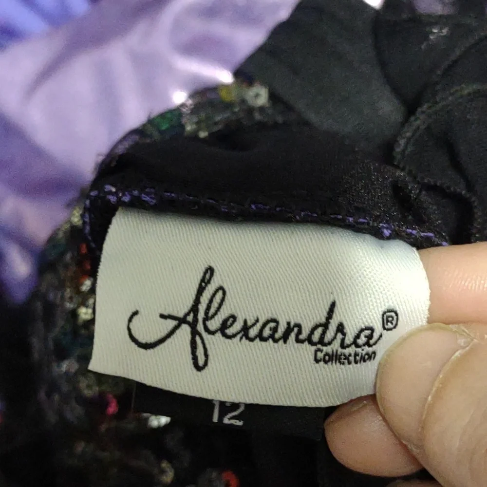 Alexandra collection Sequined Girl's Dance costume‎ Size 12 Halloween Tap Jazz